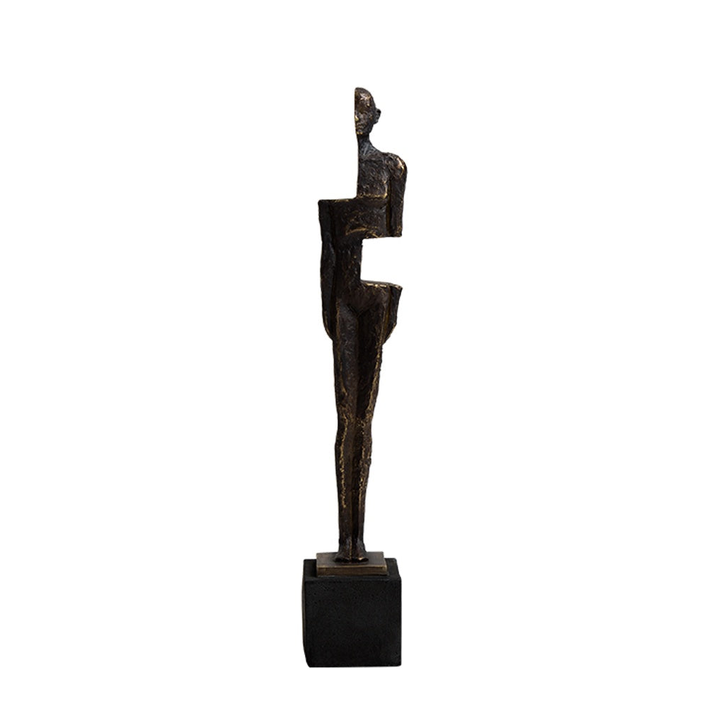 Black & Bronze Abstract Figurative Sculpture FC-SZ23026