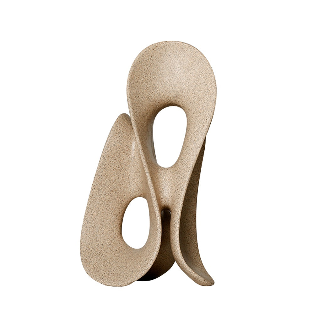 Beige Abstract Resin Sculpture FC-SZ23029A