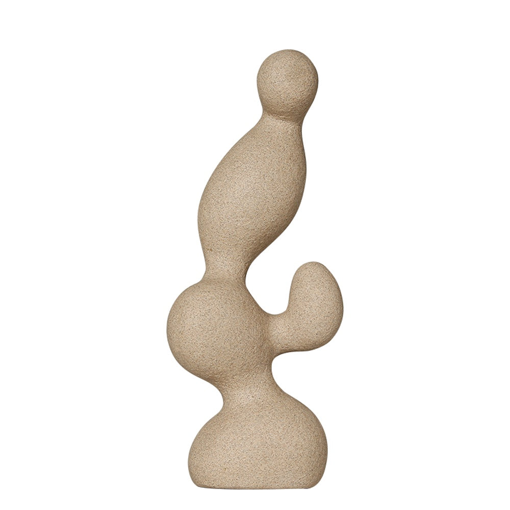 Beige Resin Abstract Sculpture FC-SZ23031A