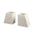 White Resin & Terrazzo Bookends (Set of 2) FC-SZ23039