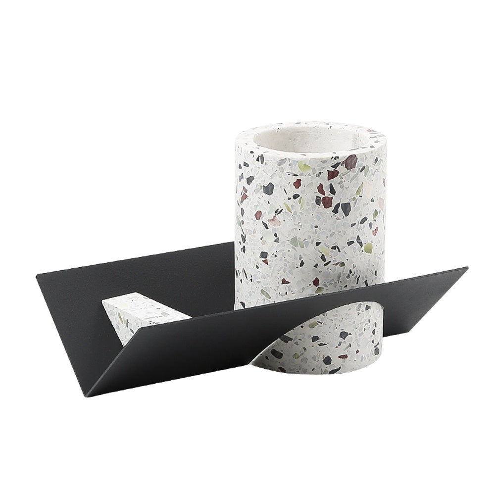 Terrazzo Vase with Metal Stand FC-T2203