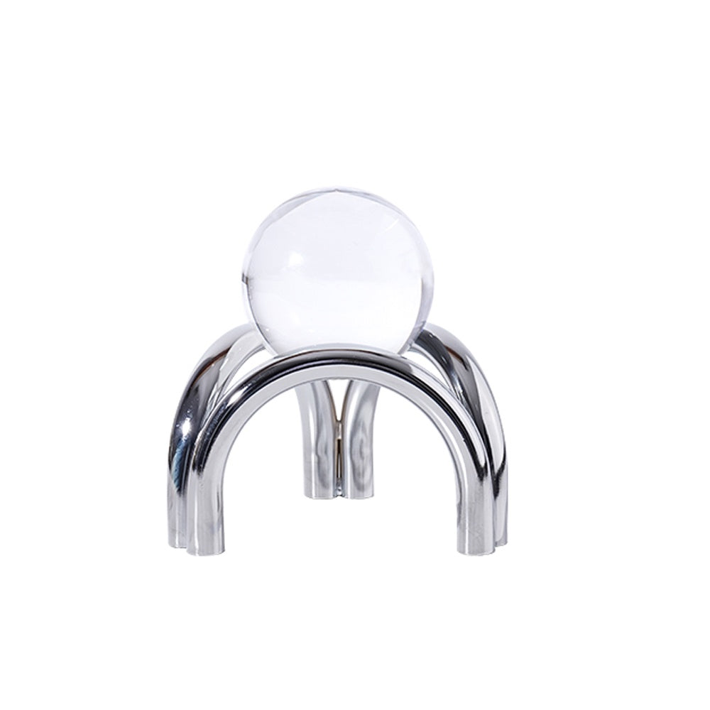 Chrome Titanium & Crystal Décor - Medium FC-W2120B