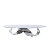 Silver Chrome Finish Stainless Steel Pedestal Tray FC-W2128
