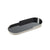 Black Glass Tray with Silver Metal Detail - Oval FC-W22007
