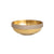Gold Stainless Steel & Leather Decorative Bowl - Medium FC-W23009B