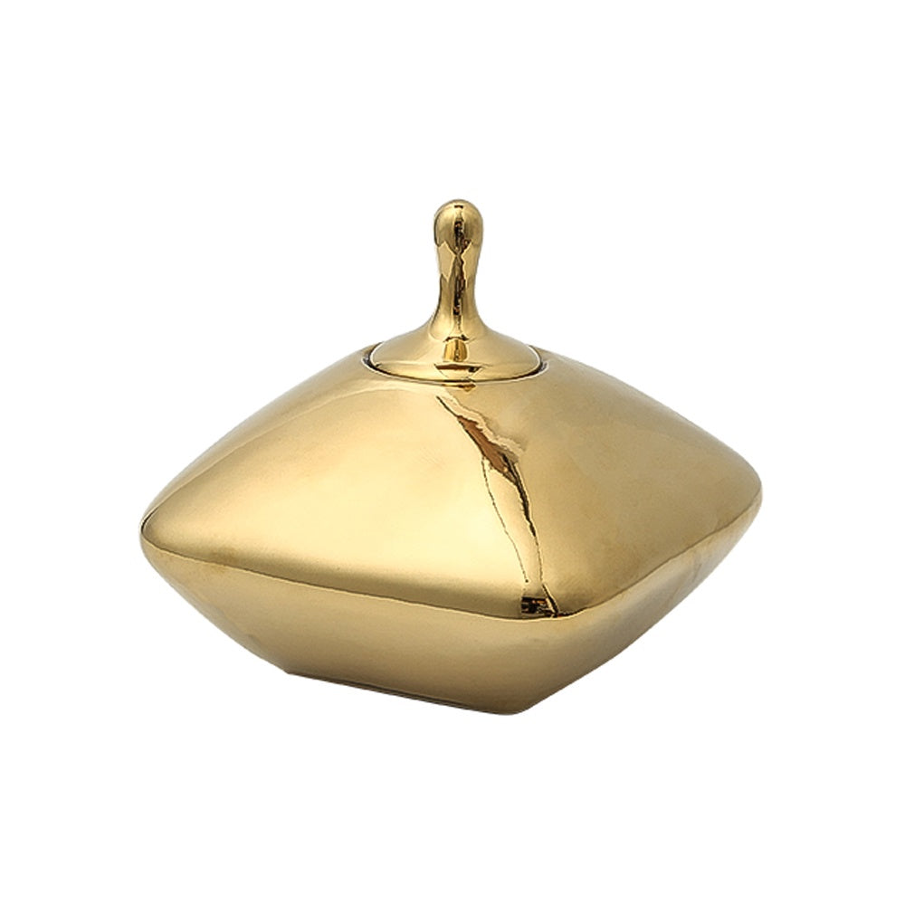 Gold Ceramic Jar - Large FD-D22042A