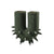 Green Ceramic Curve Vase with Spikes FD-D22068B