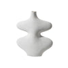 White Curved Ceramic Vase - Large FD-D22083A