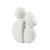 White Ceramic Abstract Sculpture FD-D22107D