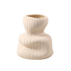 Cream Creased Ceramic Vase FD-D22114B