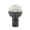 Black & White Splatter Ceramic Pedestal Vase FD-D22138A