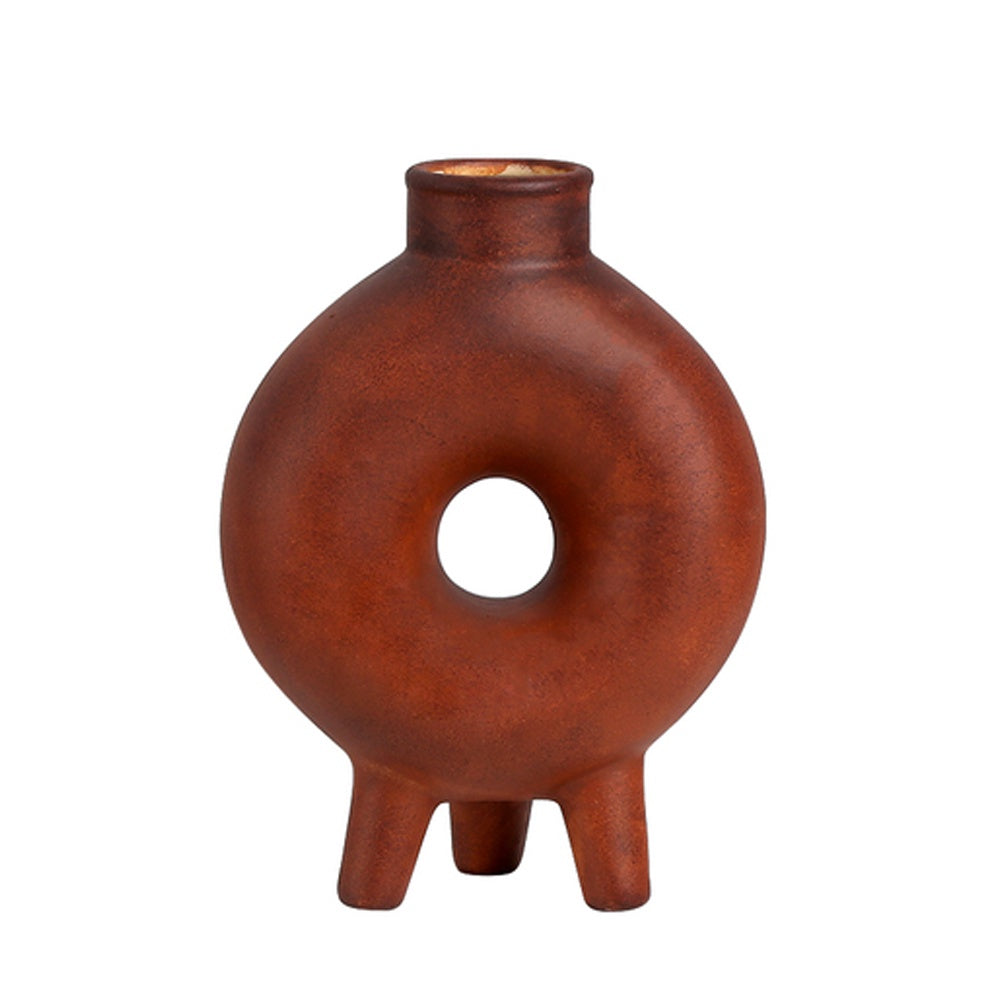Round Ceramic Vase with Feet FD-D23023
