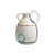 White Ceramic Vessel with Handle Detail & Pattern Detail FD-D23099