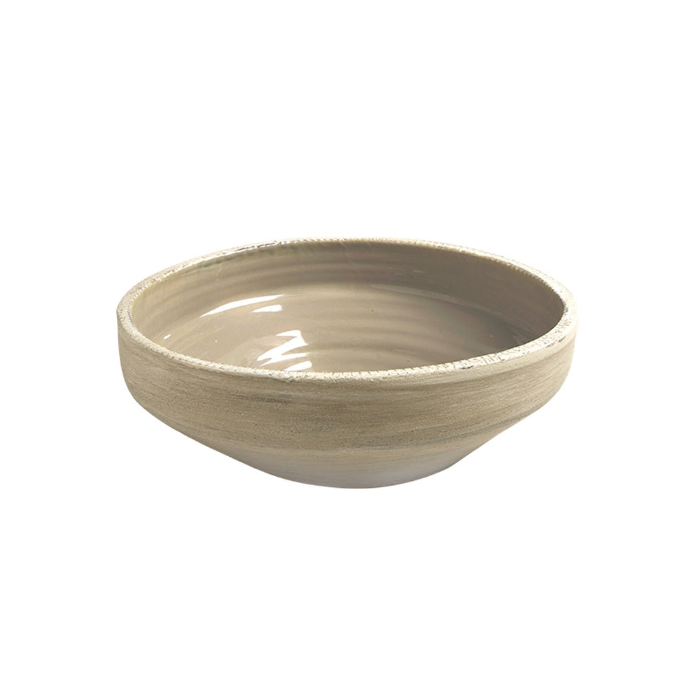 Beige Ceramic Bowl FD-D23116