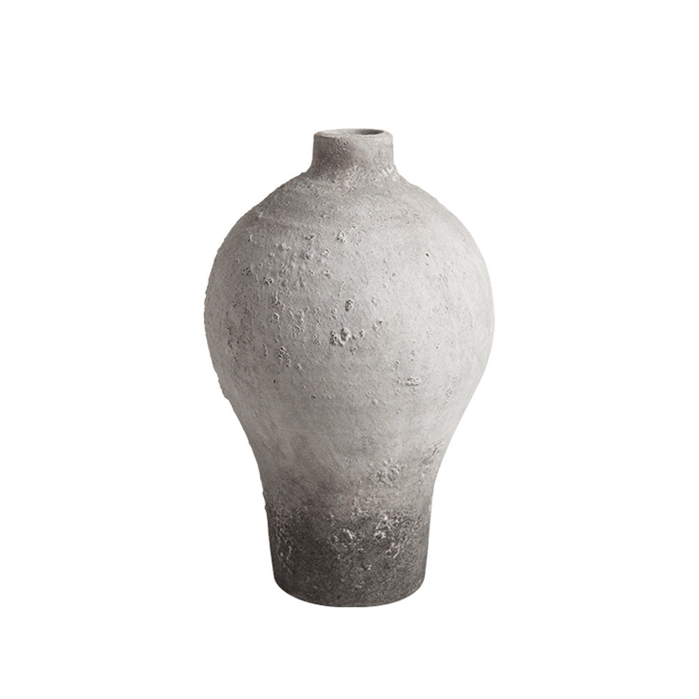 Grey Distressed Ceramic Vase FD-D23118