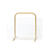 Acrylic & Metal Magazine Holder - Gold FD-YL21017A