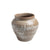 Brown & White Crackled Ceramic Vase FF-D23081B