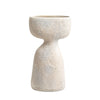 White Ceramic Vase with Stem - Large FF-D23107A