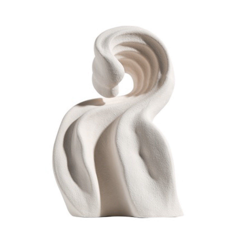 Beige Abstract Ceramic Sculpture GT353-B
