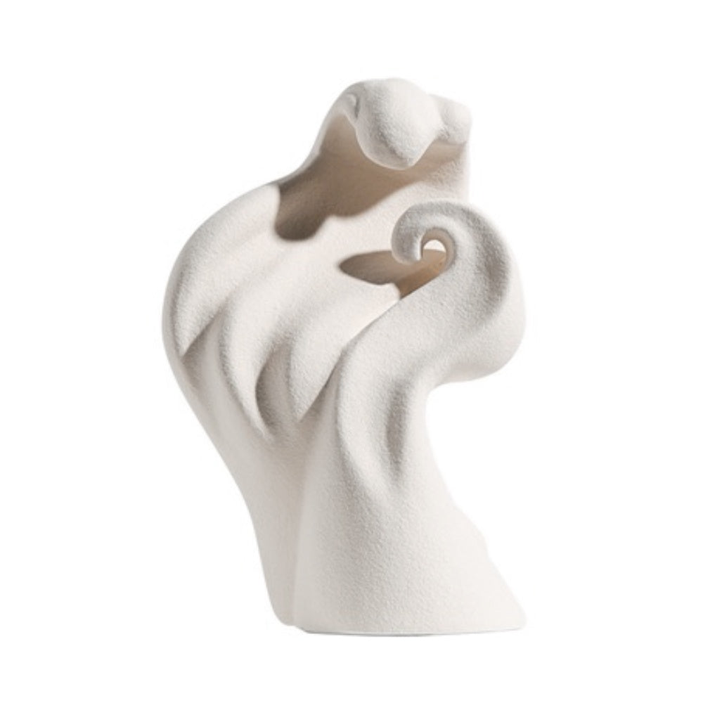 Beige Abstract Ceramic Sculpture GT355-B