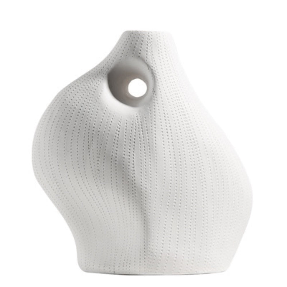 White Abstract Ceramic Décor GTS331W