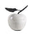 White Ceramic Apple H1613B