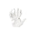 White Resin Hand Sculpture - Small H1795S