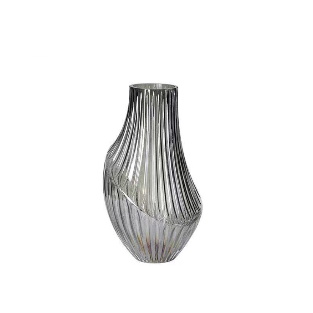 Smoke Glass Vase - Large HJM-017