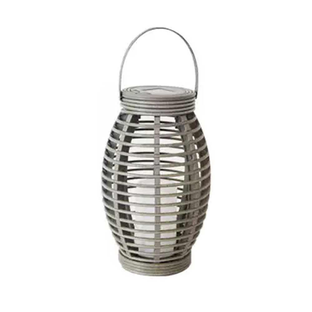 Solar Vase Shaped Rattan Lantern - Medium HK-SL001-20