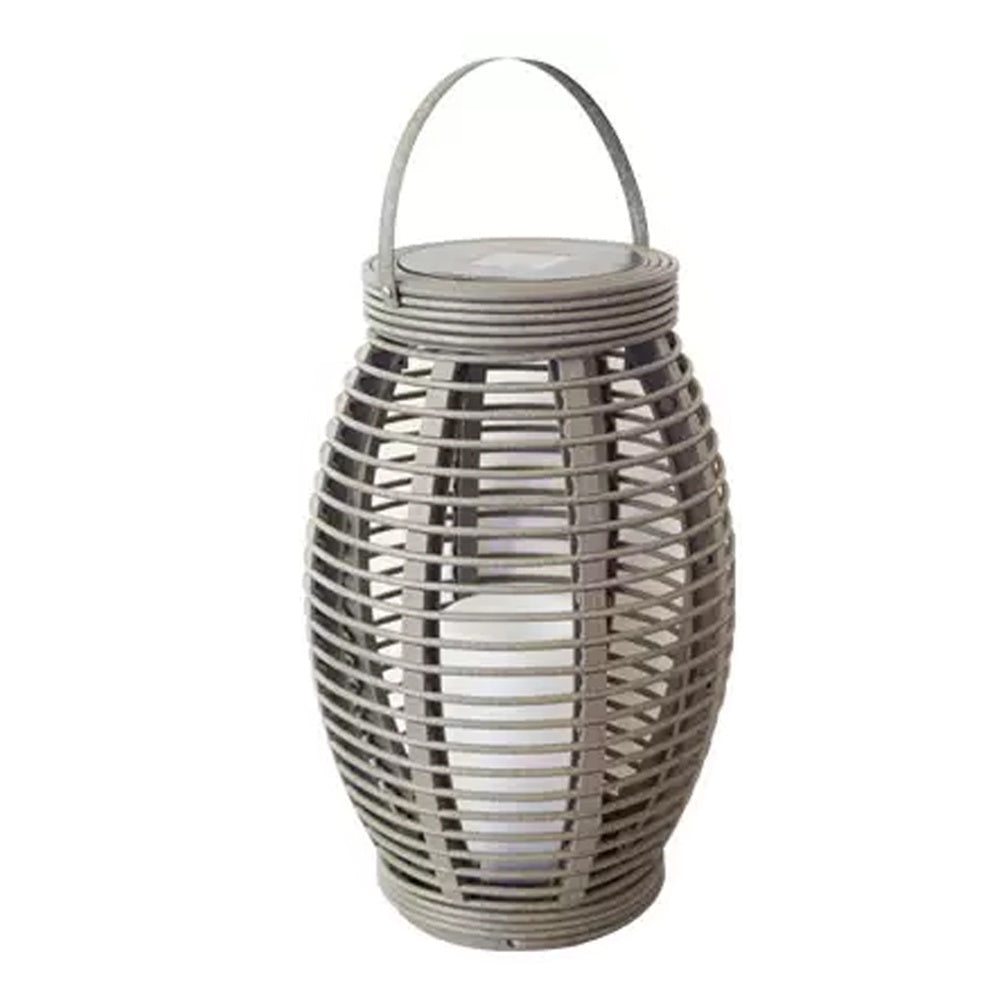 Solar Vase Shaped Rattan Lantern - Large HK-SL001-21