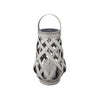 Solar Cross-Woven Rattan Lantern - Medium HK-SL001-29