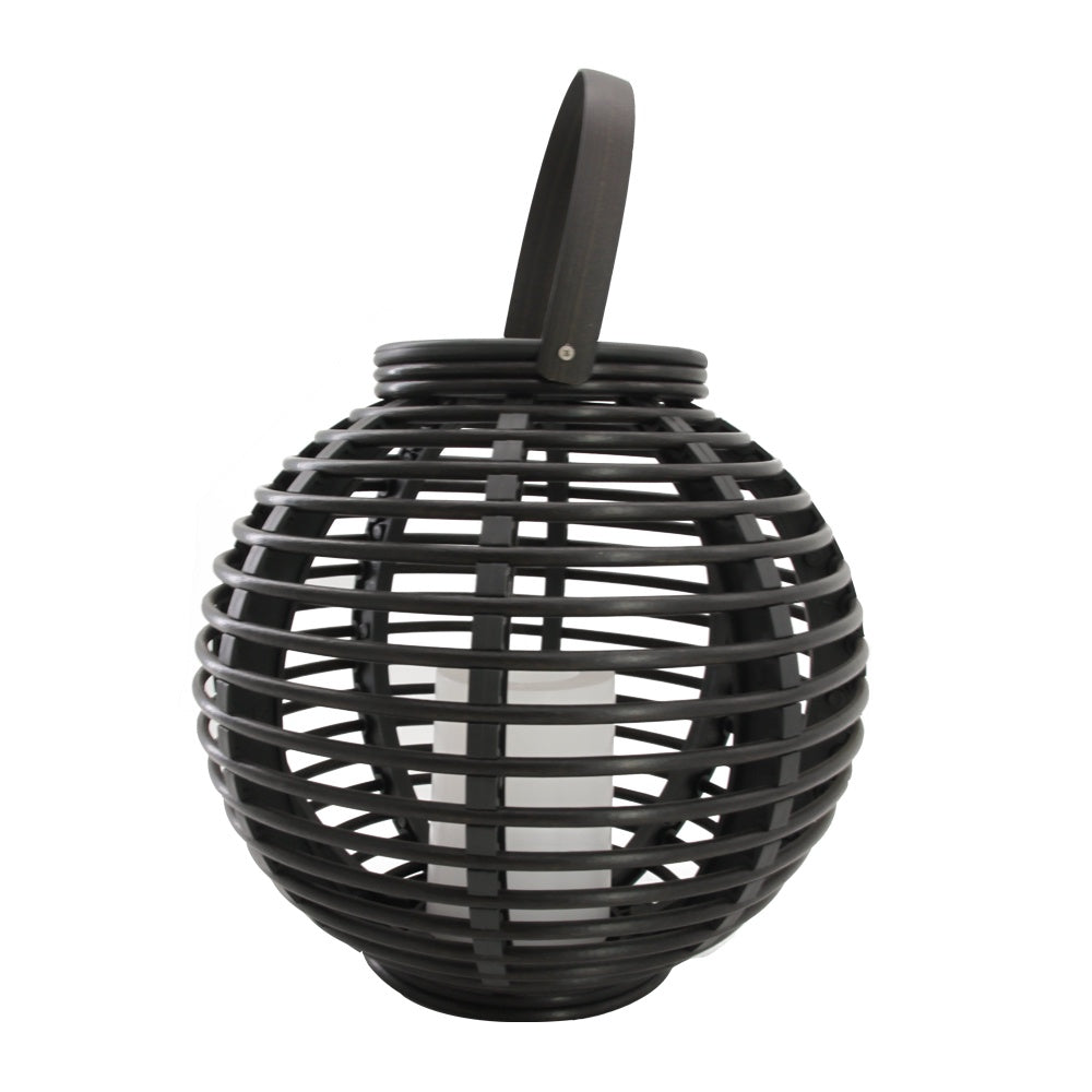 Solar Round Rattan Lantern - XLarge HK-SL001-5