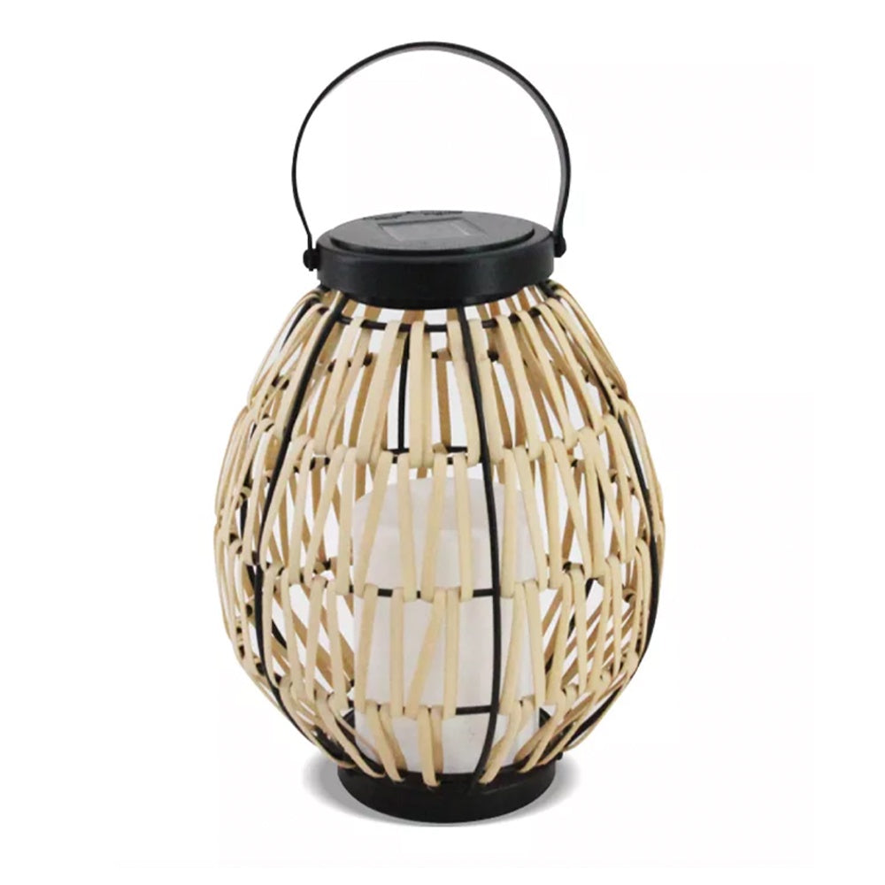 Solar Polyrattan Lantern - Large HK-SL001-54