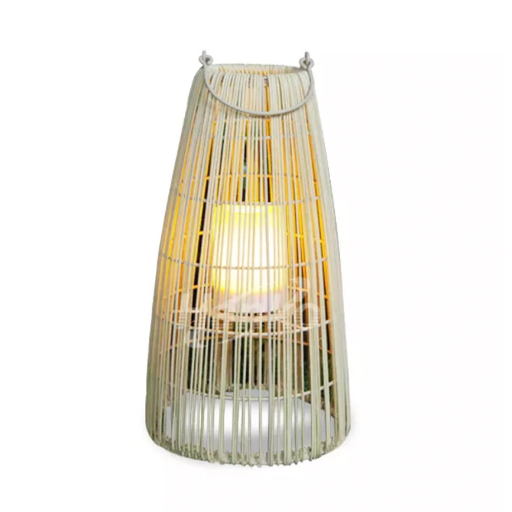 Solar Polyrattan Lantern - Large HK-SL018-15