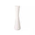 White Ceramic Ribbed Vase HP1510