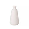 White Ceramic Ribbed Vase HP1512