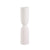 White Ceramic Ribbed Vase HP1518