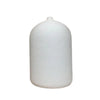 White Ceramic Ribbed Vase HP1533