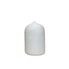 White Ceramic Ribbed Vase HP1535