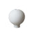 White Ribbed Ceramic Vase HP1547
