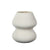 White Ceramic Ribbed Vase HP1553