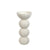 White Ceramic Ribbed Vase HP1559