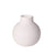 White Ceramic Ribbed Vase HP2501