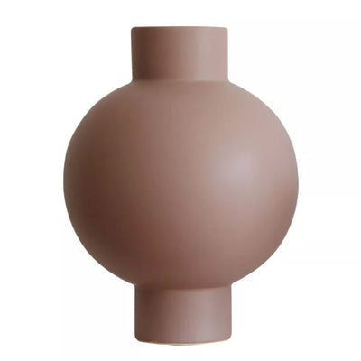 Deep Taupe Ceramic Vase HP504-1