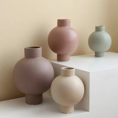 Light Beige Ceramic Vase HP504-3