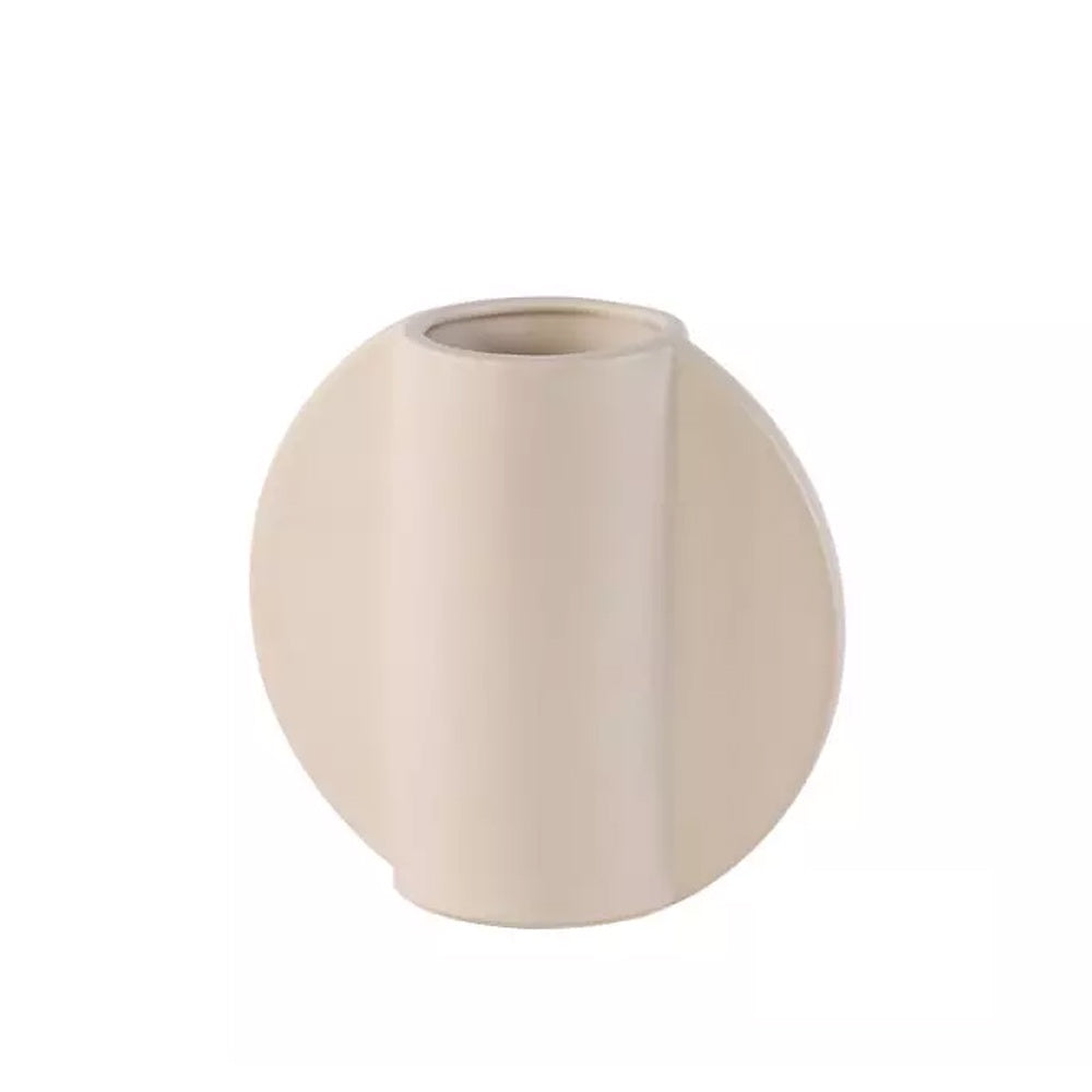 Light Beige Ceramic Vase HP596