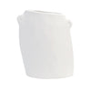 White Ceramic Tilted Vase HP701