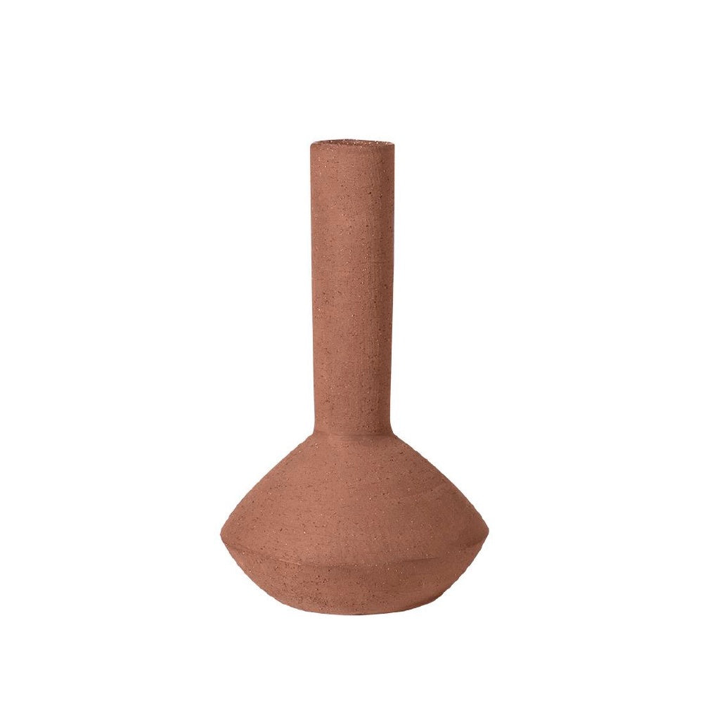 Clay Textured Ceramic Vase - Small HPST0014O2