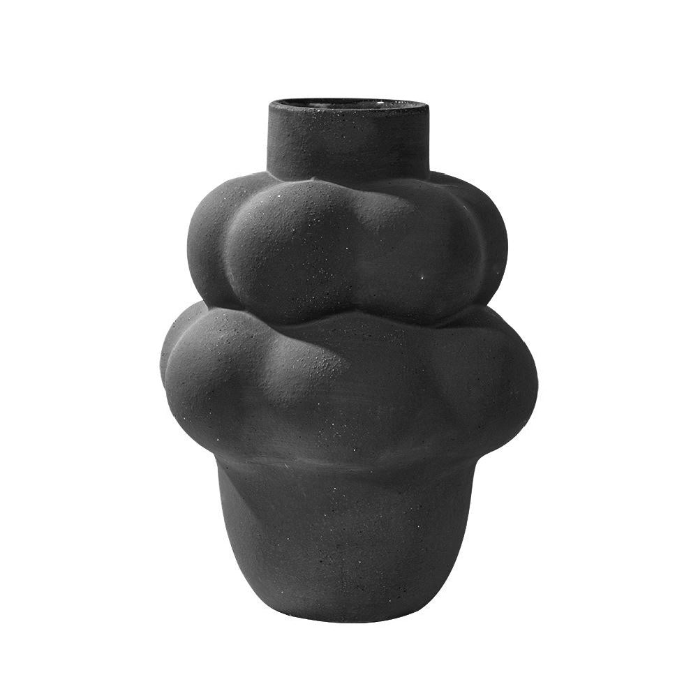 Black Ceramic Bubble Vase HPST4358B