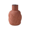 Clay Ceramic Textured Vase HPST4359O